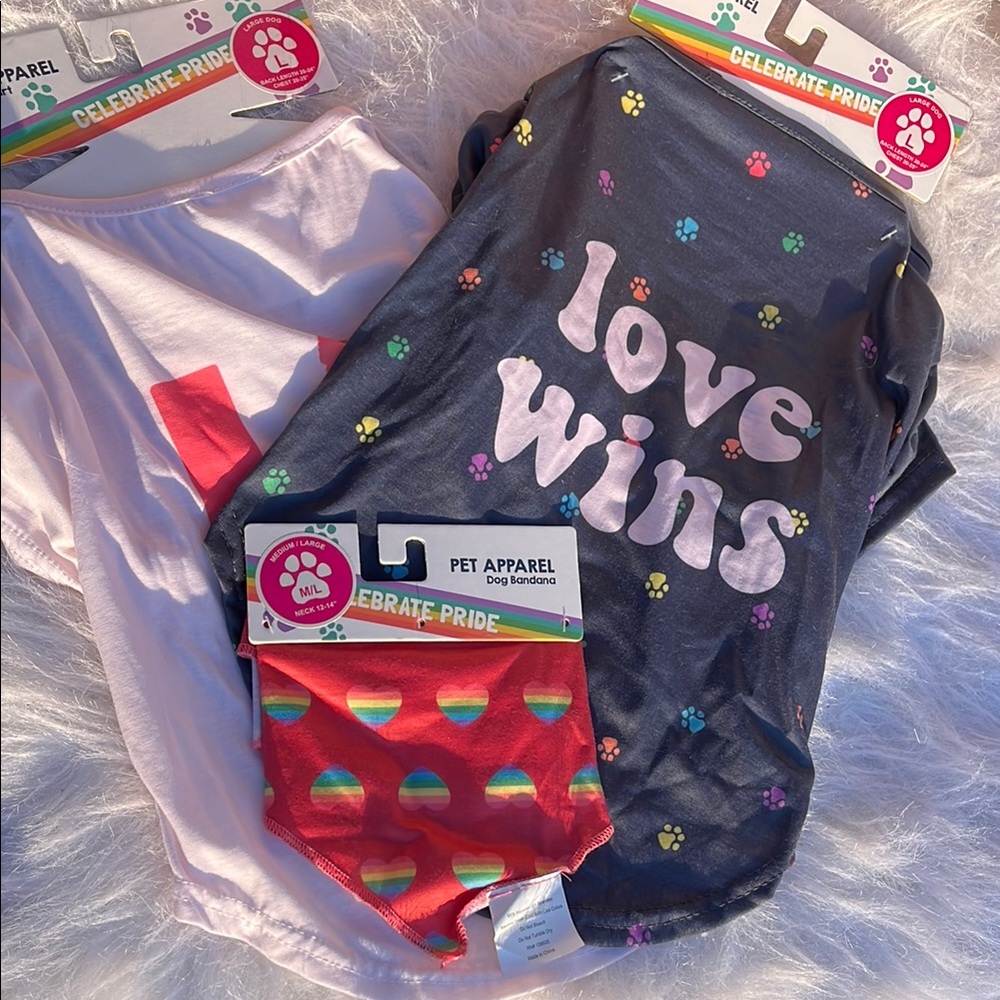 Pet Love Wins T-Shirt and Bandana